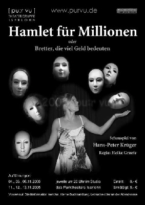 Plakat Hamlet für Millionen